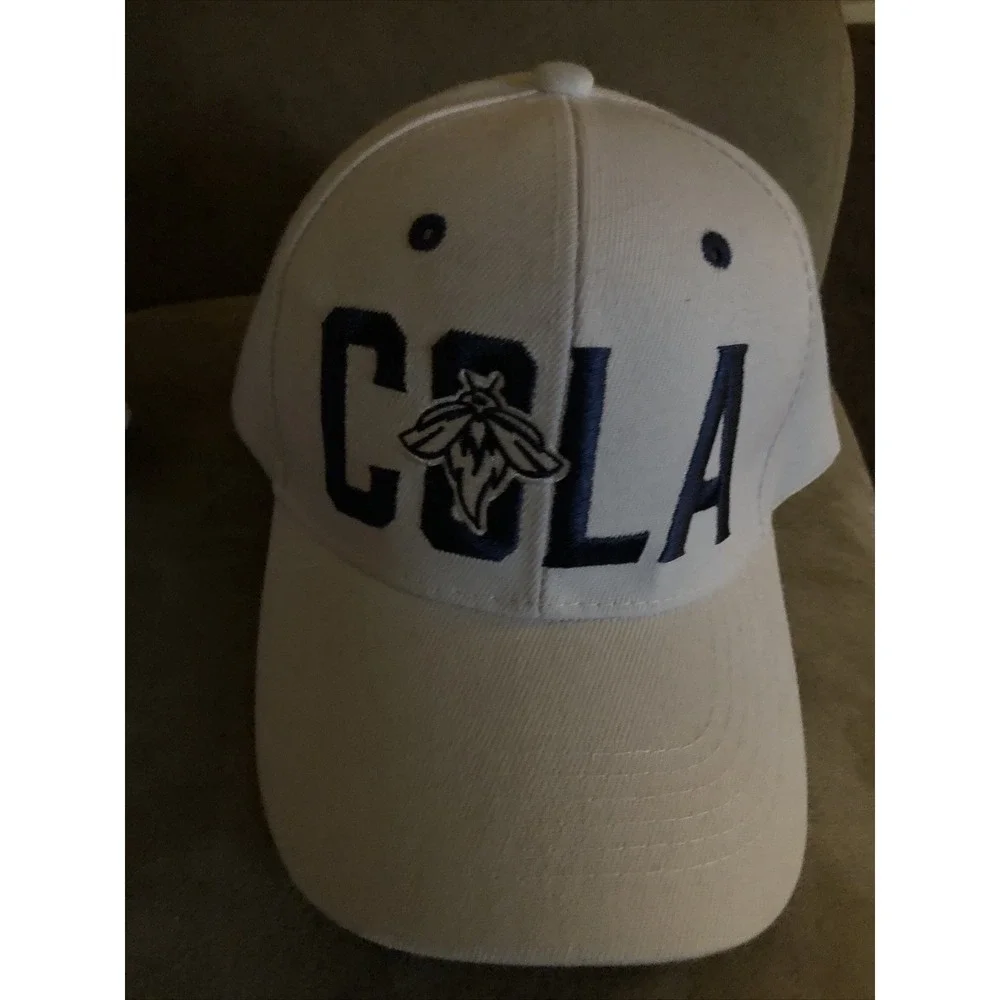 Columbia Fireflies COLA Baseball Cap MILB  South Carolina Blue White Lot‎ Of 3